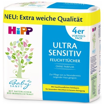 HiPP BabySanft Ultra Sensitive 4x52ks