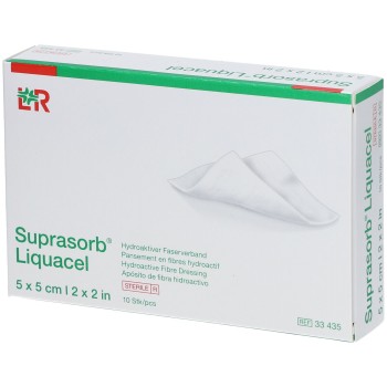 Krytí Suprasorb Liquacel sterilní 5x5cm 10ks