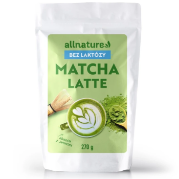 Allnature Matcha latte bez laktózy 270g