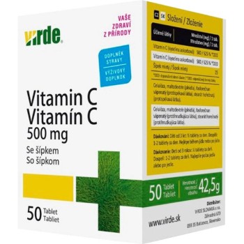 Vitamin C 500 mg se šípkem tbl.50