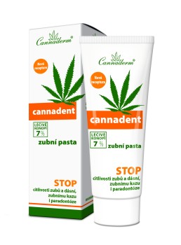 Cannaderm Cannadent zubní pasta NEW 75g_PDK 8594054232606