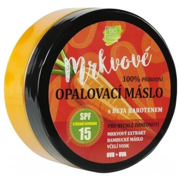 Vivaco mrkvové opalovací máslo SPF15 150ml