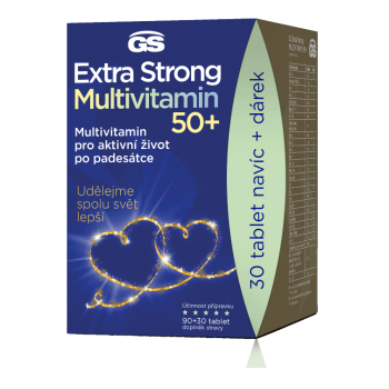 GS Extra Strong Multivitamin 50+ 90+30 tablet - dárkové balení 2022