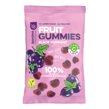 bombus Fruit 100% Gummies black currant+vit.C 35g