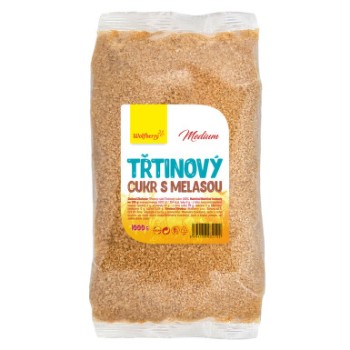 Třtinový cukr s melasou 1 kg Wolfberry