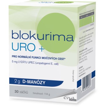 Blokurima URO+ 2g d-manózy 30 sáčků