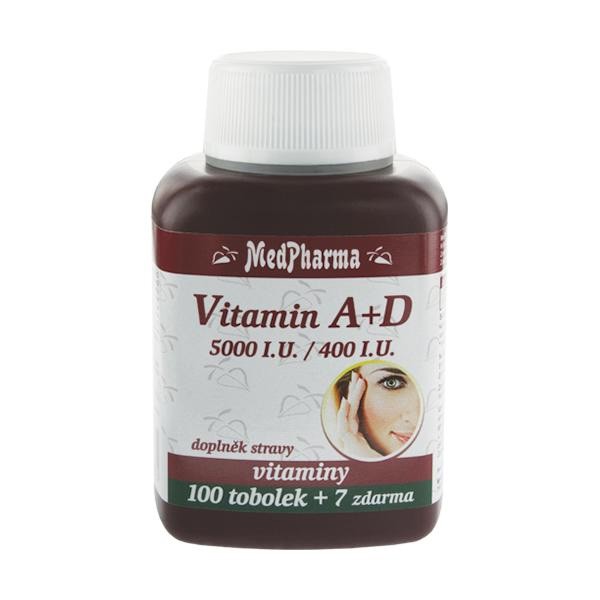 MedPharma Vitamín A+D (5000 I.U./400 I.U.) 107tob