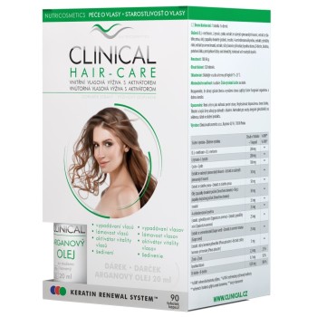 Clinical Hair-Care tob.90+argan.olej 20ml 3měs.kúra