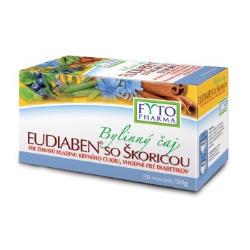 Fytopharma Bylinný čaj se skořicí EUDIABEN® 20 x 1,5g