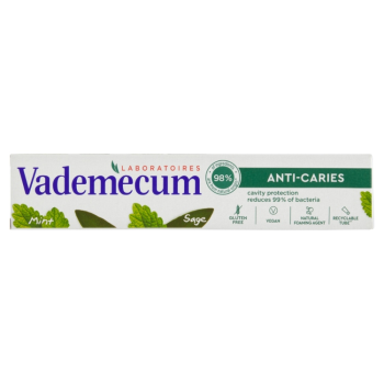 Vademecum zubní pasta Anti-Caries & Natural 75 ml