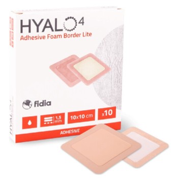 Hyalo4 Silic.Adhes.Border Foam Dress. 10x10cm 10ks