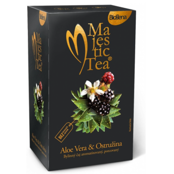 Čaj Majestic Tea Aloe vera+Ostružina 20x2.5g