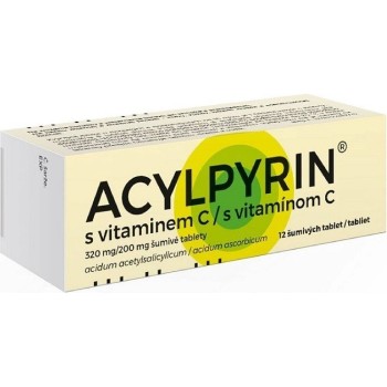 Acylpyrin s vitaminem C 320mg/200mg tbl.eff.12