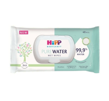 HiPP BabySANFT vlhčené ubrousky PureWater 48ks
