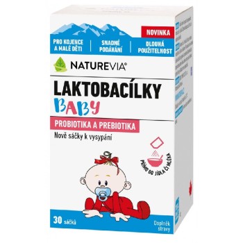  Swiss NatureVia Laktobacílky baby 30 sáčků