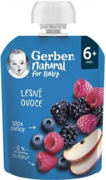 Gerber Natural Lesní ovoce kapsička 90g 6M+
