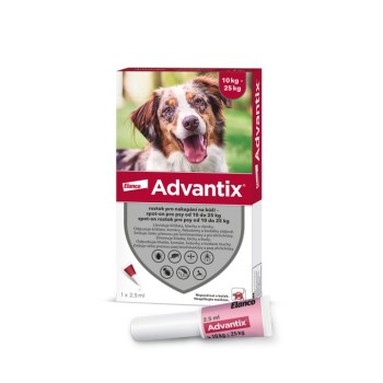 Advantix pro psy 10-25kg spot-on 1x2.5ml