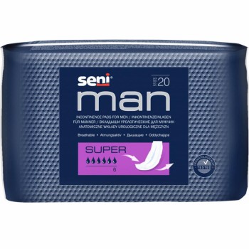Seni Man Super inkontinenční vložky pro muže 20ks