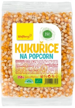 Kukuřice na popcorn BIO 250 g Wolfberry