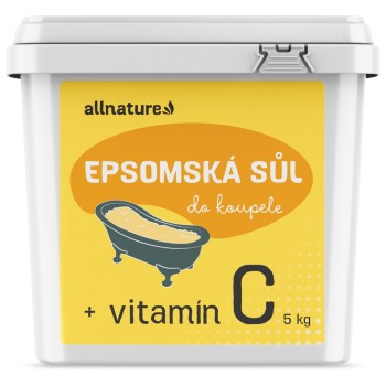 Allnature Epsomská sůl s vitamínem C 5kg