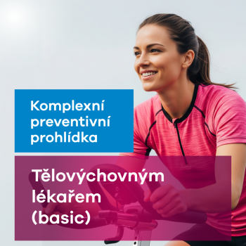 Komplexní preventivní prohlídka tělovýchovným lékařem (basic)