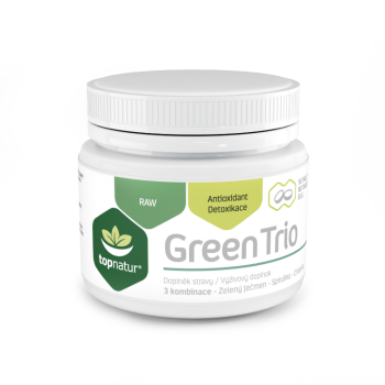 Green Trio Chlorella Spirulina Zelený ječmen 180tbl Topnatur