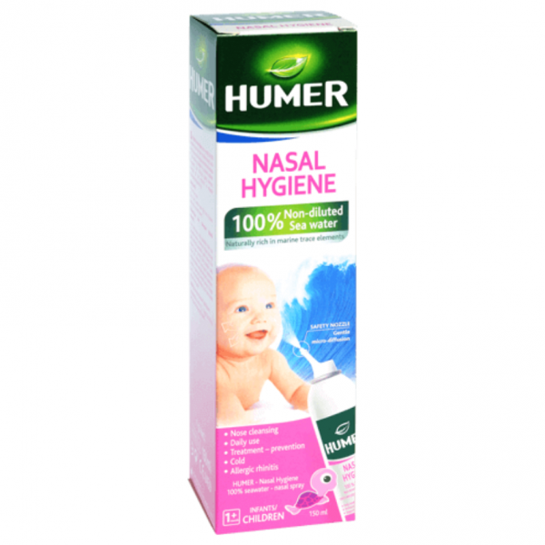 HUMER Hygiena nosu 100% mořská voda pro děti 150ml