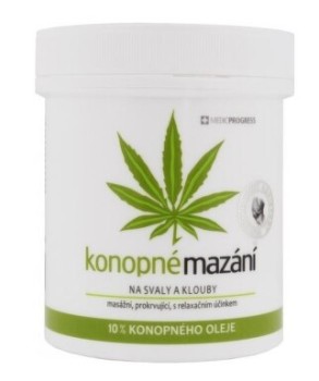 Konopné mazání 10% 250ml