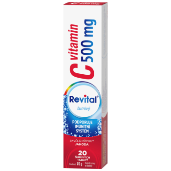Revital C Vitamin 500mg jahoda tbl.eff.20