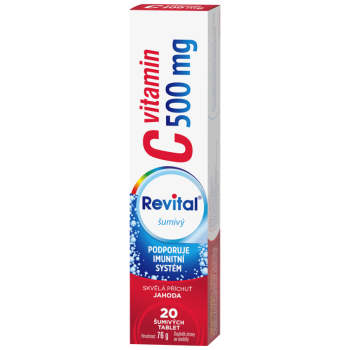 Revital C vitamin 500mg jahoda tbl.eff.20