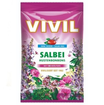 Vivil Šalvěj + 14 druhů bylin bez cukru 80g