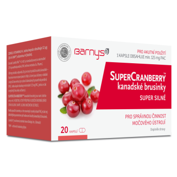 Barnys SuperCranberry kanadské brusinky 20 kapslí