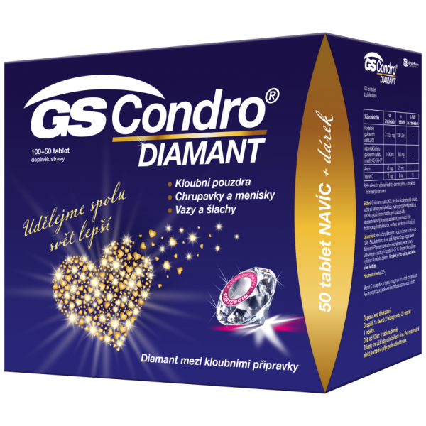 GS Condro DIAMANT 150 tablet dárkové balení