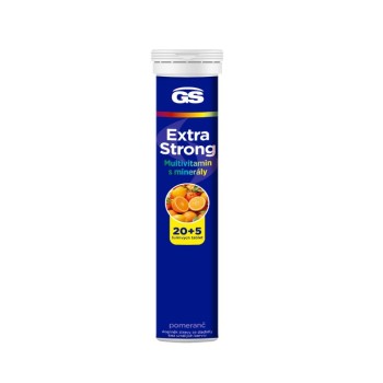 GS Extra Strong Multivit.+min.pomer.eff.tbl.20+5