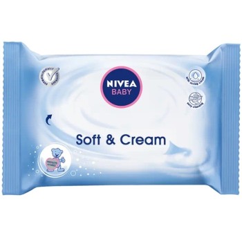 Nivea Baby čisticí ubrousky Soft&Cream 63ks