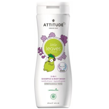 Attitude Dětské tělové mýdlo & šampon hruška 473ml