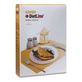 DietLine Protein 20 Omeleta s bylinkami 3x30g