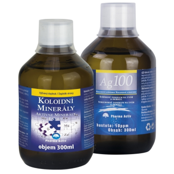 Koloidní minerály 300ml + Ag100 10ppm 300ml