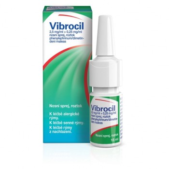 Vibrocil 2.5mg/ml+0.25mg/ml nas.spr.sol.1x15ml