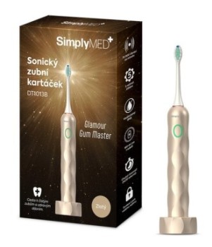 SimplyMed Sonický zubní kartáček DT1013B zlatý