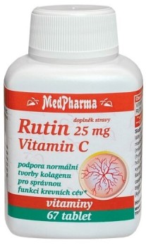 MedPharma Rutin 25mg+vitamin C tbl.67