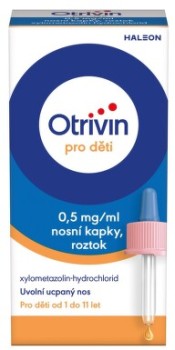 Otrivin pro děti 0.5mg/ml nas.gtt.sol.1x10ml