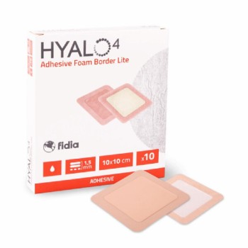 Hyalo4 Silic.Adhes.Border Lite Foam dr. 10x10/10ks