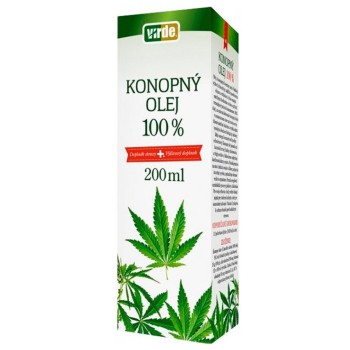 Konopný olej 100% 200ml