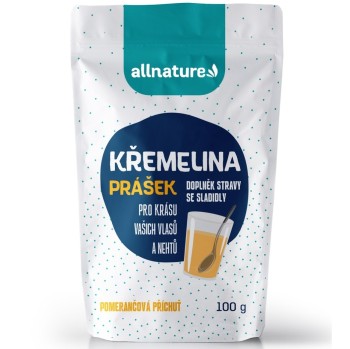 Allnature Křemelina - příchuť pomeranč 100g