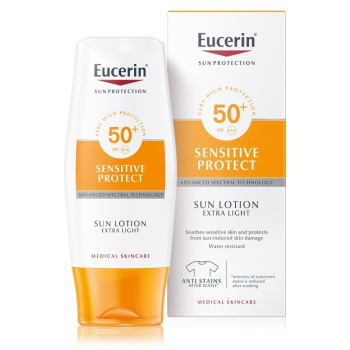 Eucerin Sun Sensitive Protect Extra lehké mléko SPF50+ 150ml