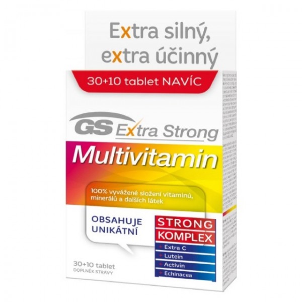 GS Extra Strong Multivitamin tbl.30+10 2017