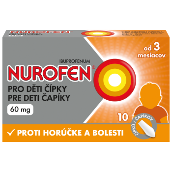 Nurofen pro děti čípky 60mg rct.supp.10