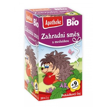 Apotheke BIO Dětský čaj Zahradní směs s meduňkou 20x2g