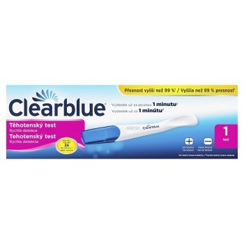 Clearblue PLUS -rychlá detekce těhotenský test 1ks